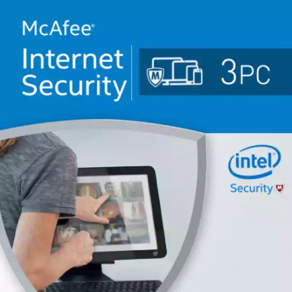 Mcafee Internet Security 3 Urządzenia 1 Rok