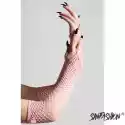 Rękawiczki Killstar Possess Me Fishnet Gloves Pastel Pink