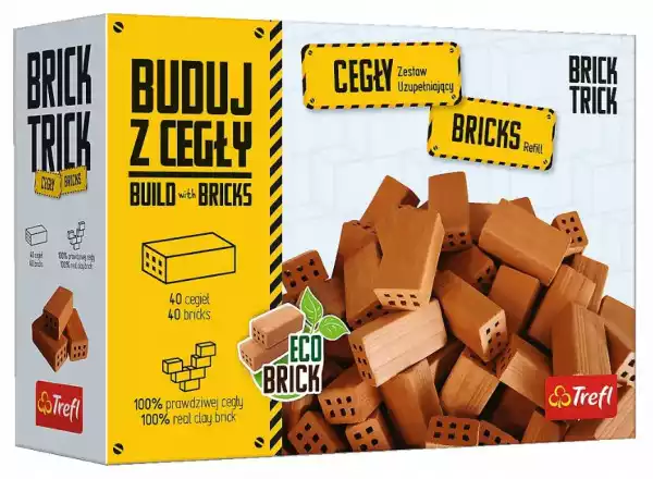 Brick Trick Klocki Cegły Pełne 40 El. Trefl