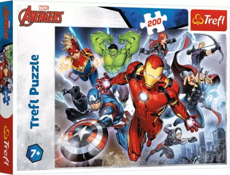 Puzzle Waleczni Avengers Marvel 200 El Trefl