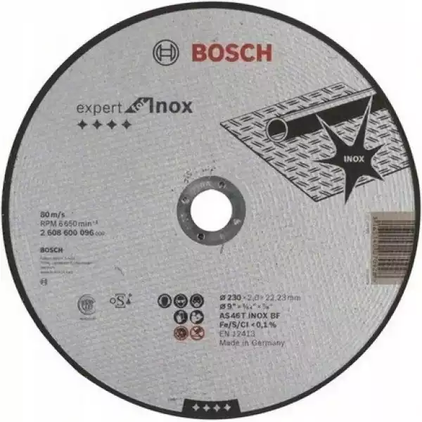 Tarcza Tnąca Prosta Expert For Inox 230X2Mm Bosch