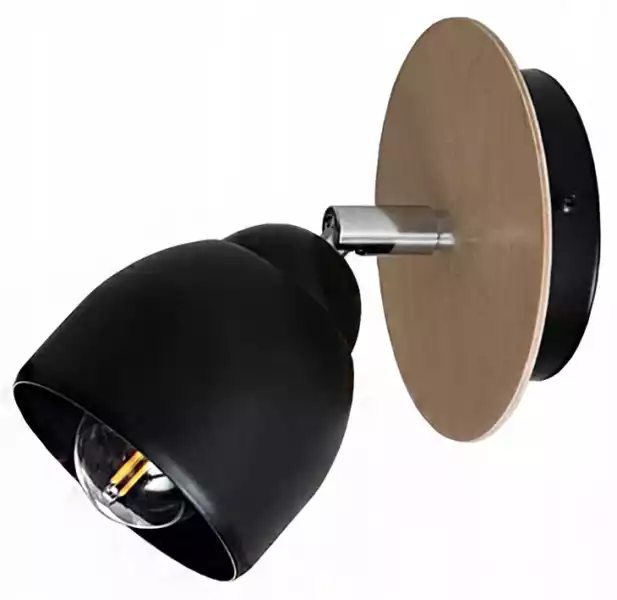 Kinkiet Lampa Plafon 022-K Drewno Metal Loft