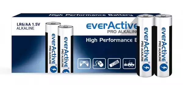 10X Baterie Alk. Lr6 Aa Everactive Pro (Kartonik)
