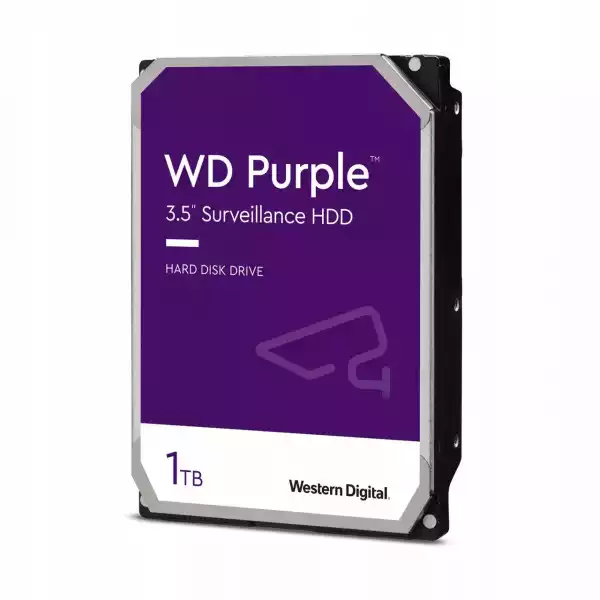 Dysk Twardy Do Monitoringu 1Tb Hdd 3,5 Wd Purple
