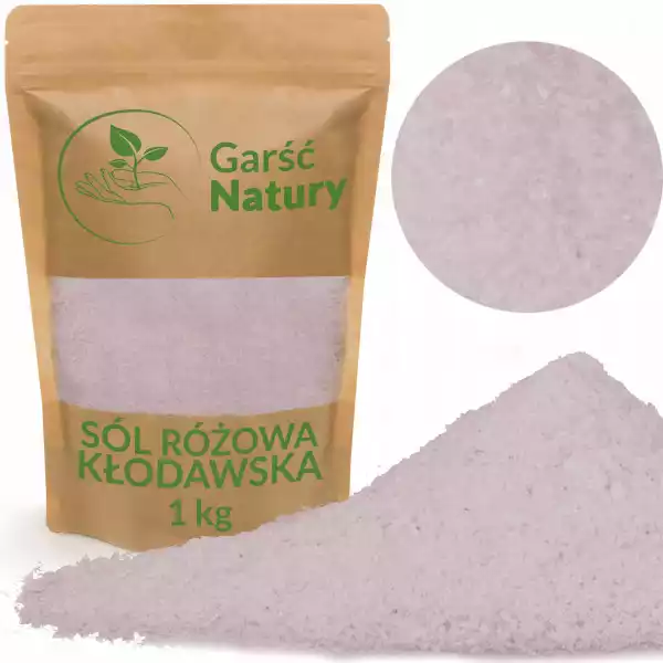 Sól Kłodawska Kamienna Różowa 1000G 1Kg Polska