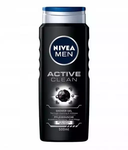 Nivea Men Żel Pod Prysznic Active Clean 500Ml