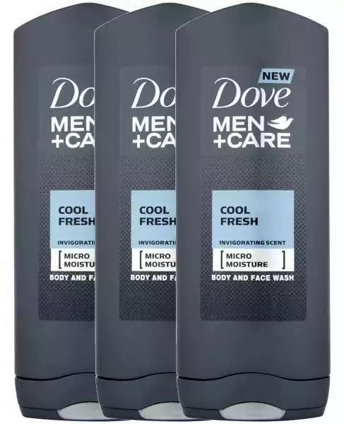 Dove Men Care Cool Fresh Żel Prysznic 3 X 400Ml