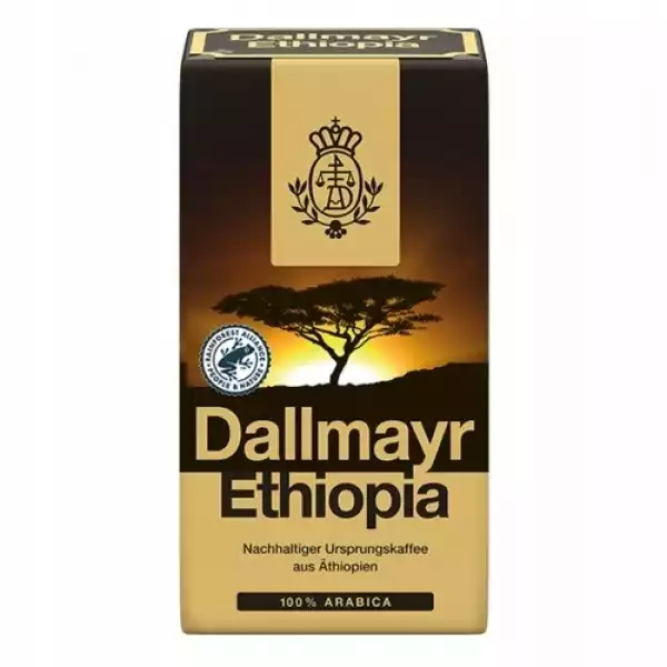 Kawa Dallmayr Ethiopia 500G Mielona 100% Arabica