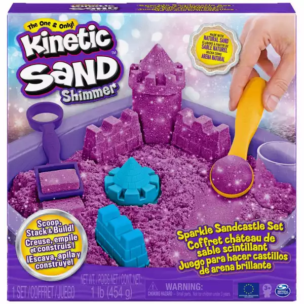 Piasek Kinetyczny Kinetic Sand Purpurowy Zamek