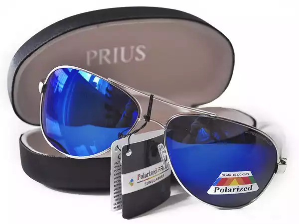 Okulary Męskie Polaryzacyjne Prius Pilotki Fleks