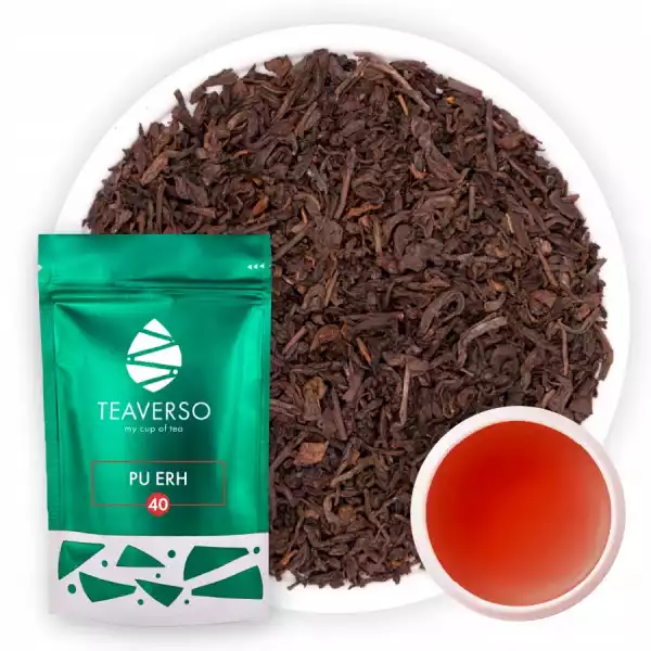 Herbata Czerwona Pu Erh Liściasta Teaverso 100G