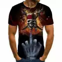 inna Męska Koszulka T-Shirt Nadruk 3D Piraci 3Xl
