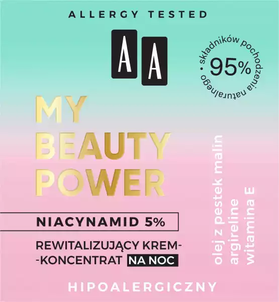 Aa My Beauty Power Niacynamid 5% Krem Na Noc