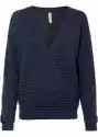 Sweter Z Efektem Założenia Kopertowego