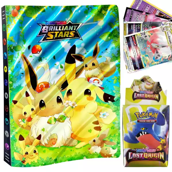 Pokemon Album Na Karty Kolekcjonerskie 25 Kart