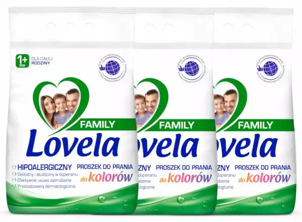 Lovela Family Proszek Do Prania Kolor 6,3 Kg 84Pr