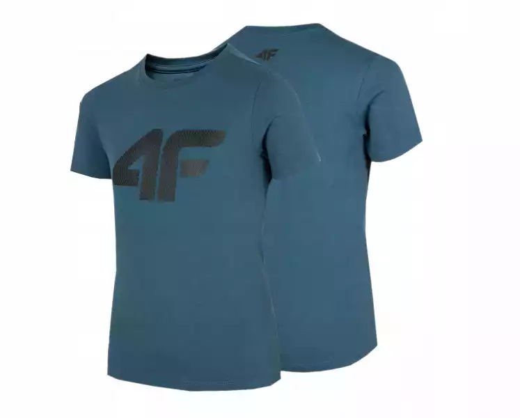 4F T-Shirt Chłopięcy Z Nadrukiem Bawełna Jtsm002