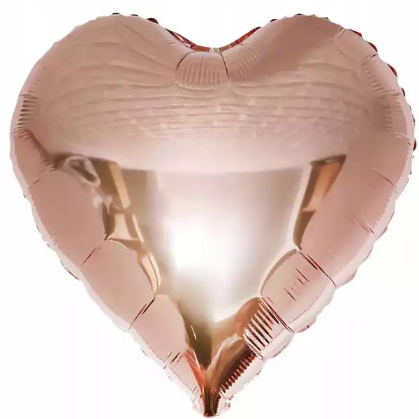Balon Foliowy Serce Rose Gold Serduszko 45Cm
