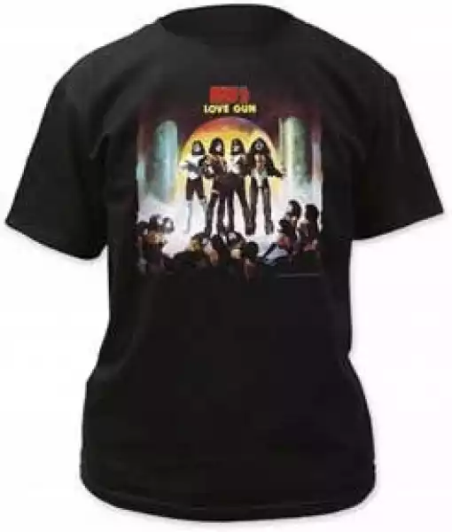 Kiss Love Gun Black T-Shirt