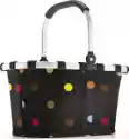 Koszyk Carrybag W Kolorowe Kropki Xs Czarny