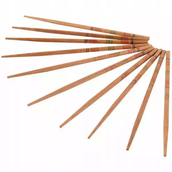10X Pałeczki Bambusowe Do Sushi Dań Azjatyckich