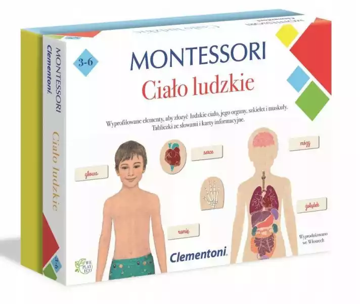 Montessori Ciało Ludzkie, Clementoni