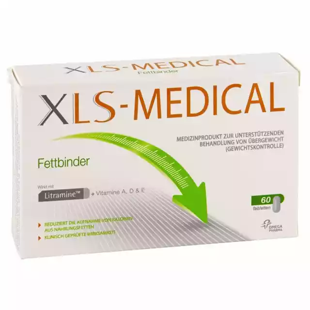 Xls Medical Fettbinder Naturalny Preparat Wiążący Tłuszcze 60 Sz