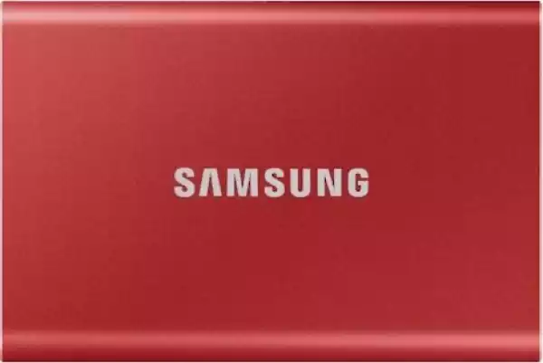 Dysk Zewnętrzny Ssd Samsung T7 500Gb Czerwony