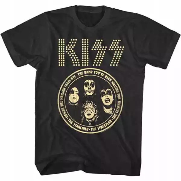 Kiss From Nyc Black T-Shirt