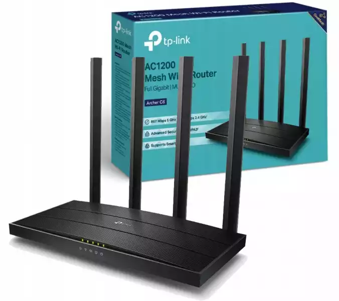Tp-Link Archer C6 Router Wifi Ac1200 Serwer Vpn