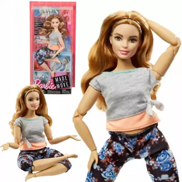 Lalka Barbie Kwiecista Made To Move Mattel 29 Cm