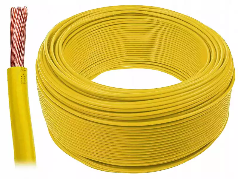 Przewód Kabel Linka Lgy 1,5Mm2 Zółty 1X1,5 1,5 10M
