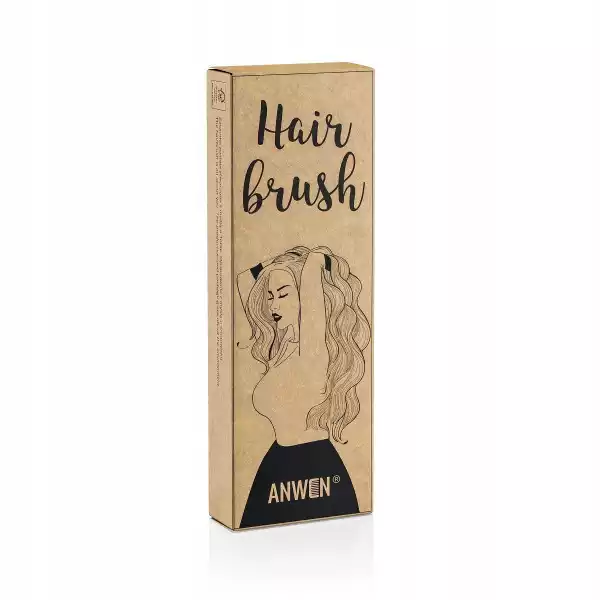 Anwen Hairbrush Drewniana Szczotka Do Włosów