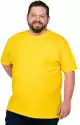 JHK T-Shirt Koszulka 100% Bawełna Kr. Rękaw Żółta 5Xl