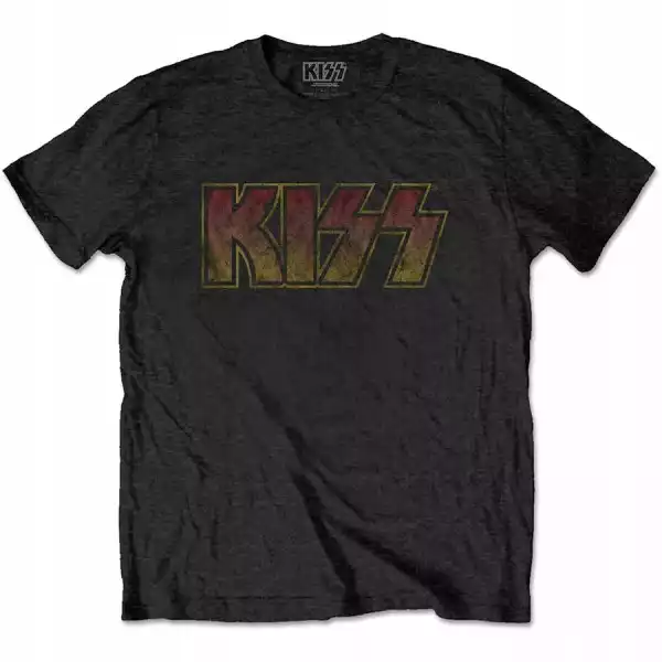 Kiss Vintage Classic Logo Black T-Shirt