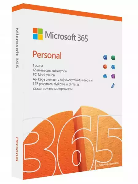 Microsoft Office 365 Personal 1Pc 1Rok Win/mac Pl