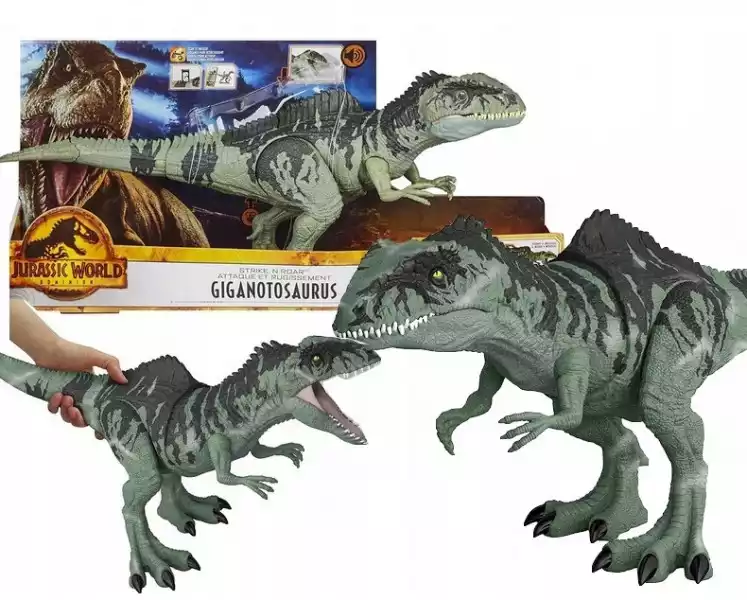 Jurassic World Dinozaur Gigantosaurus Atak I Ryk
