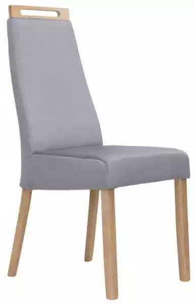 Krzesło Drewniane Kuchenne Welur Szary Pimo