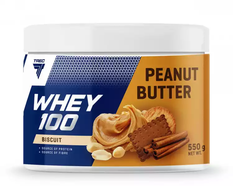 Masło Orzechowe Z Białkiem Peanut Butter Whey 100