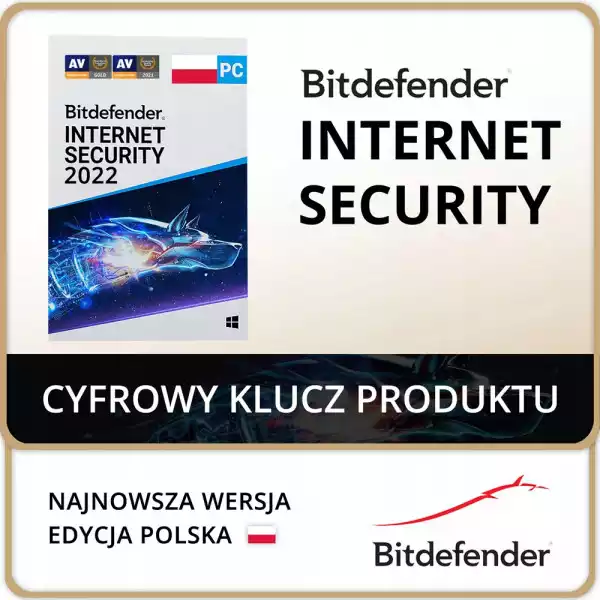 Bitdefender Internet Security 2022 Pl 1 Pc 1 Rok