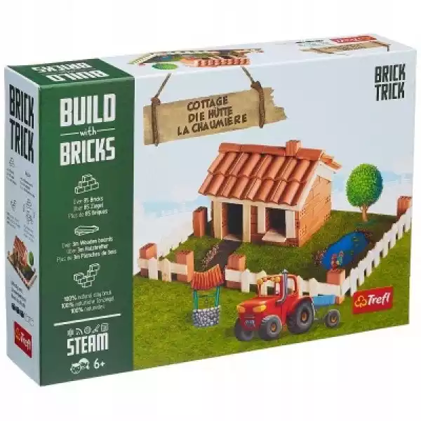 Trefl Klocki Brick Trick Chatka/cottage 60982