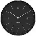 Zegar Ścienny Normann 27,5 Cm Czarny