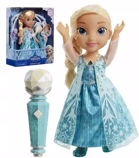 Lalka Elsa Z Mikrofonem Śpiewająca Kraina Lodu Pl