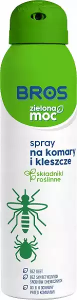 Bros Zielona Moc Spray Na Komary I Kleszcze 90Ml