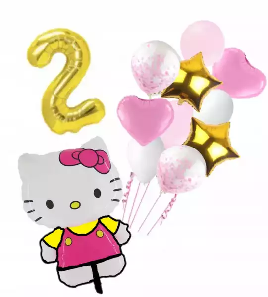 Zestaw Hello Kitty Urodziny Cyfra 2