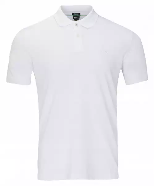 Koszulka Polo Męskie Hugo Boss Regular Fit White