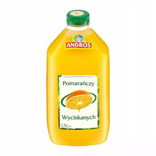 Sok Z Pomarańczy Wyciskanych 1,5L Andros