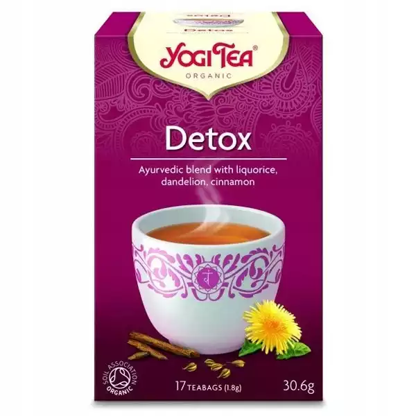 Herbata Yogi Tea Detox Torebki 30.6G