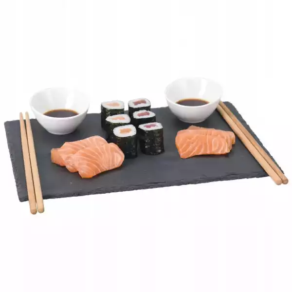 Zestaw Do Serwowania Sushi Taca Miseczka Pałeczki