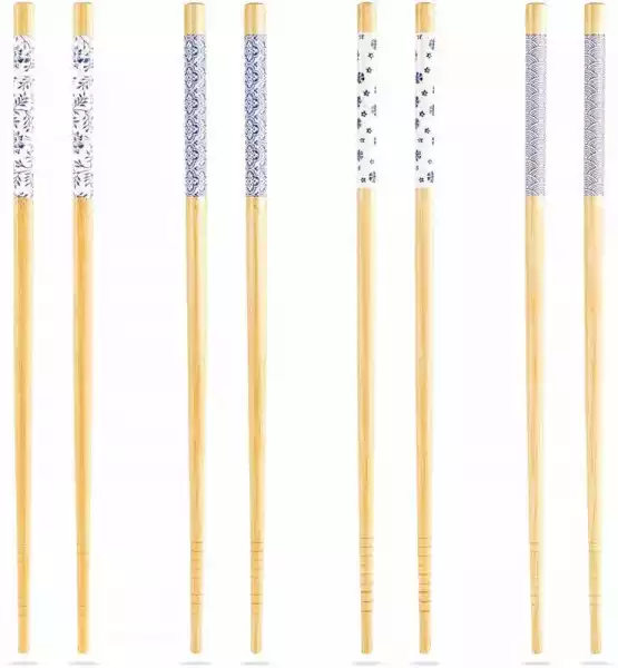 Pałeczki Bambusowe Do Sushi 24Cm Zestaw 8 Sztuk